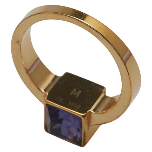 ルイ ヴィトン バーグ ギャンブル リング 指輪 #M M65098 ゴールド