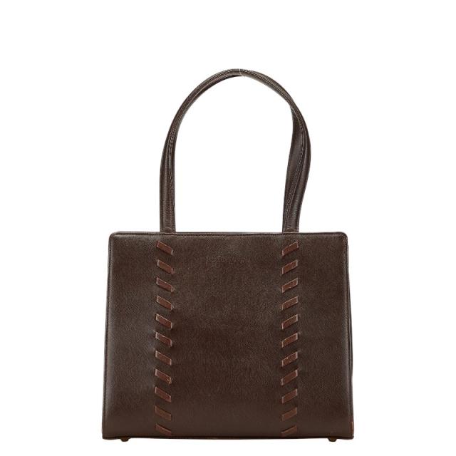 サンローラン ハンドバッグ ブラウン レザー レディース SAINT LAURENT