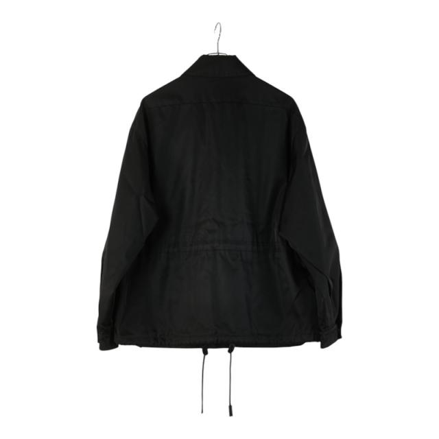 プラダ 20SS RE-NYLON トライアングルプレート テック ブルゾン ジャケット サイズ:XS SGB404 ブラック ナイロン メンズ PRADA 【中古】_1