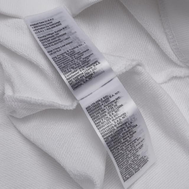 トミーヒルフィガー パーカー プルオーバー サイズ:S ホワイト コットン レディース TOMMY HILFIGER 【中古】_8