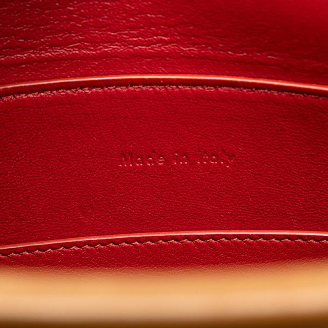 セリーヌ ロゴ クラスプバケット ショルダーバッグ ブラウン レザー レディース CELINE 【中古】_7