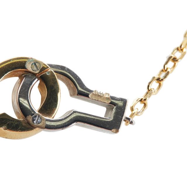 ルイ ヴィトン コリエ ツインロックス ネックレス M64887 ゴールド シルバー メッキ メタル レディース LOUIS VUITTON 【中古】_1