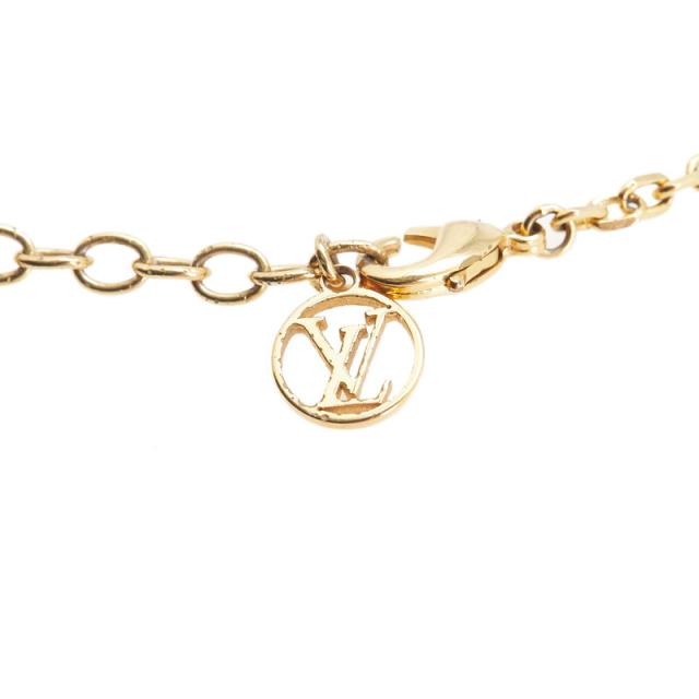 ルイ ヴィトン コリエ ツインロックス ネックレス M64887 ゴールド シルバー メッキ メタル レディース LOUIS VUITTON 【中古】_3