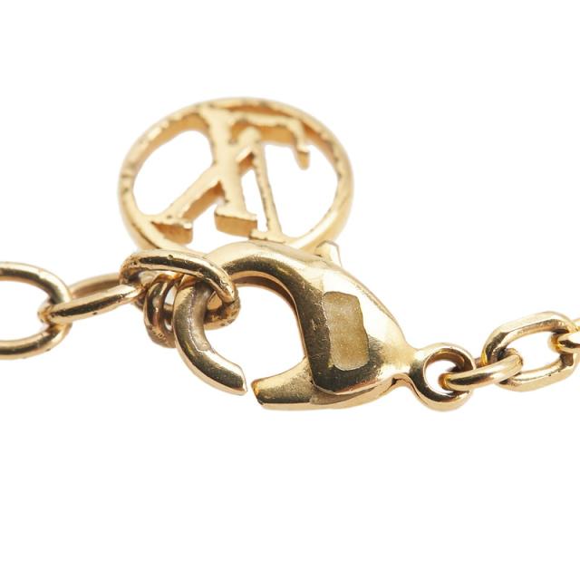 ルイ ヴィトン コリエ ツインロックス ネックレス M64887 ゴールド シルバー メッキ メタル レディース LOUIS VUITTON 【中古】_2