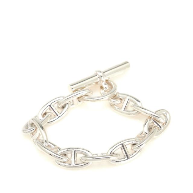 エルメス シェーヌダンクルGM 12コマ ブレスレット SV925 シルバー