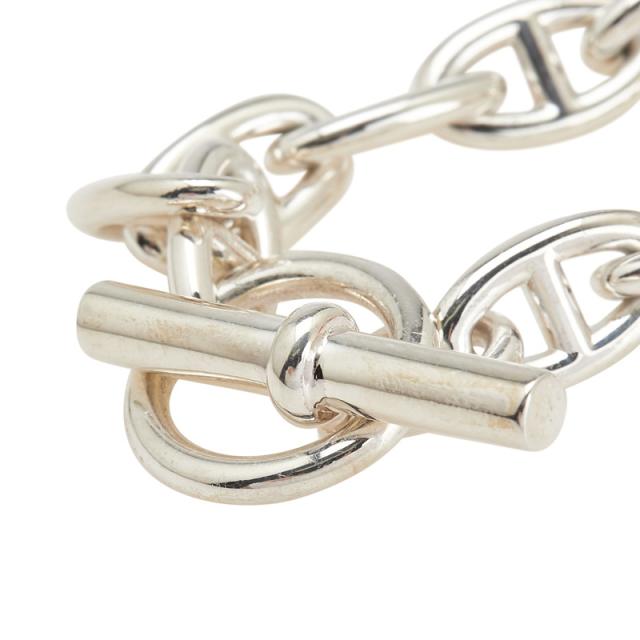 エルメス シェーヌダンクルGM 12コマ ブレスレット SV925 シルバー