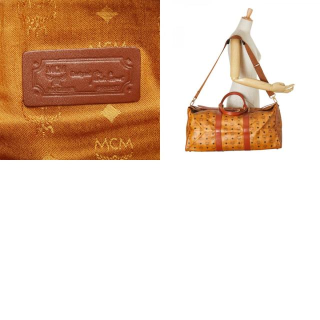 エム シー エム ヴィセトス ロゴグラム ボストンバッグ ショルダー