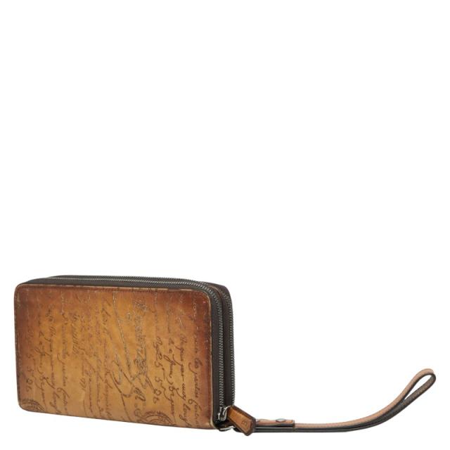 ベルルッティ イタウバ カリグラフィ ラウンドファスナー 長財布