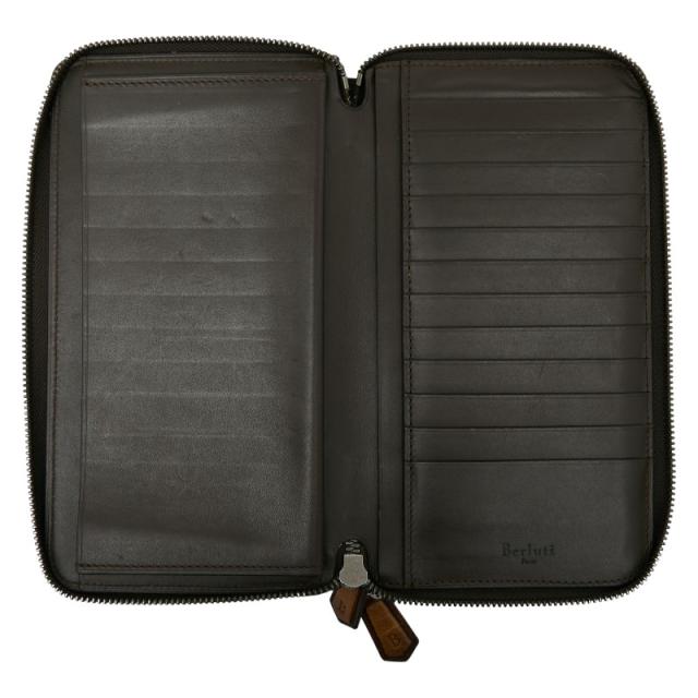 ベルルッティ イタウバ カリグラフィ ラウンドファスナー 長財布