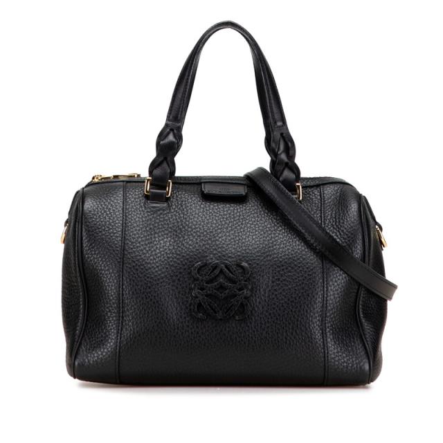 ロエベ アナグラム ショルダーバッグ ハンドバッグ 2WAY ブラック