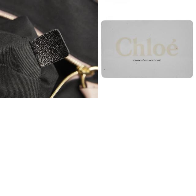 クロエ パイソン ハンドバッグ ベージュ レザー レディース Chloe 【中古】_9