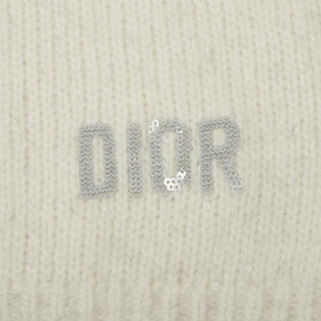 ディオール ニット サイズ:8 ホワイト ポリエステル アルパカ キッズ Dior 【中古】