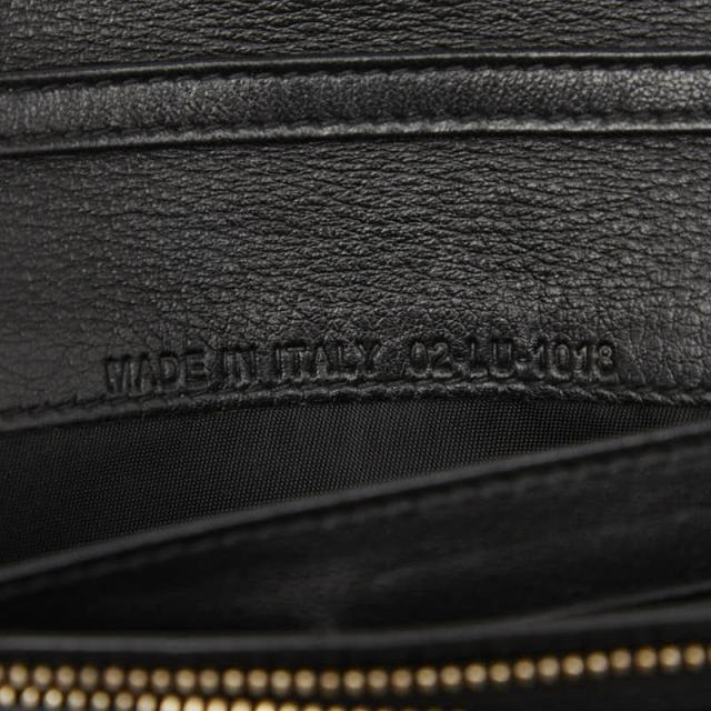 ディオール ロゴ チェーン ウォレット 長財布 ハンドバッグ ブラック ゴールド パテントレザー レディース Dior 【中古】_9