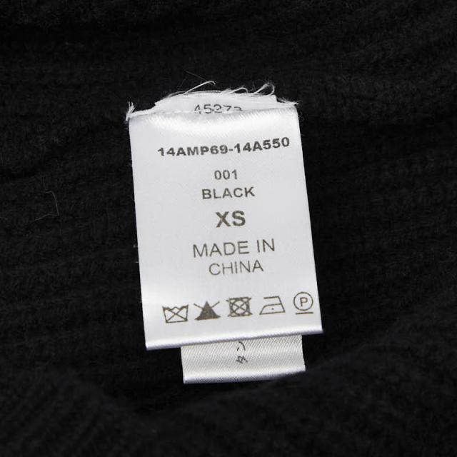 クロエ 14AW オーバーサイズVネックニット サイズ:XS ブラック カシミヤ レディース Chloe 【中古】 クロエ 14AW オーバーサイズVネックニット サイズ:XS ブラック