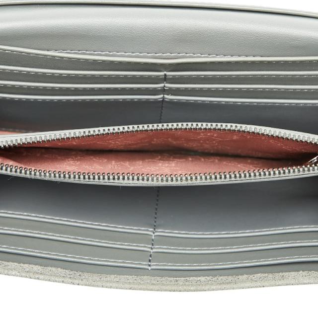 ステラマッカートニー ファラベラ 長財布 グレー ポリエステル メタル