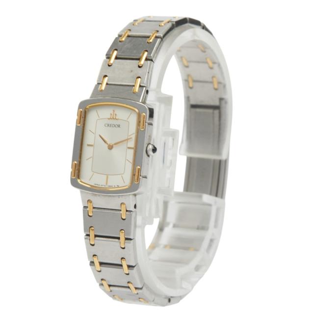 セイコー クレドール 腕時計 2F70-5600 クオーツ シルバー文字盤 ステンレススチール レディース SEIKO 【1-0237479】 セイコー クレドール 腕時計 2F70-5600 クオーツ シルバー文字盤
