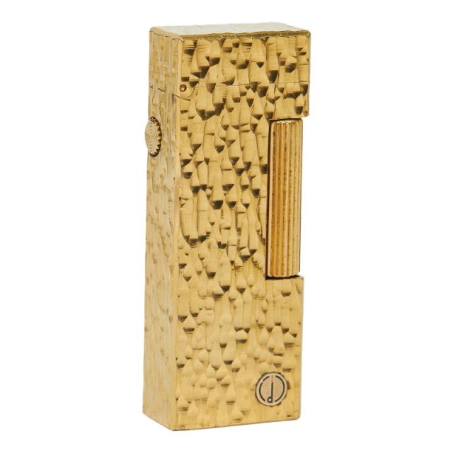 ダンヒル ライター ガスライター ゴールド メッキ メンズ Dunhill 【中古】