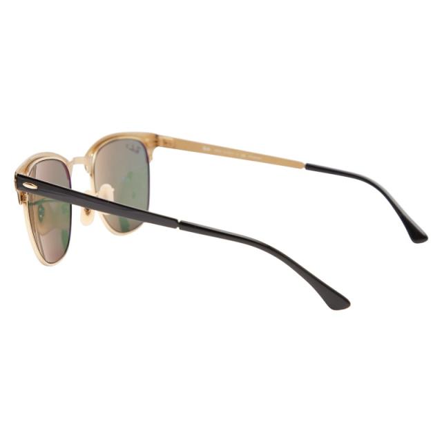 レイバン クラブマスター サングラス RB3716 ブラック ゴールド プラスチック メンズ Ray-Ban 【中古】_1
