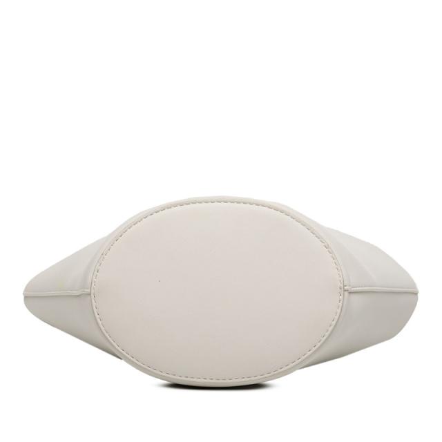 ボッテガヴェネタ スモール バスケット トートバッグ ワンショルダーバッグ ホワイト レザー レディース BOTTEGAVENETA 【中古】_2