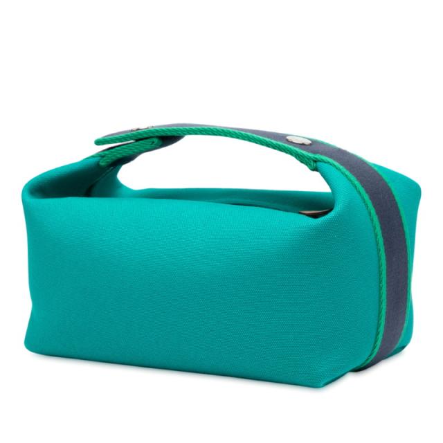 エルメス ブリッド ア ブラッグ PM ハンドバッグ ポーチ グリーン系