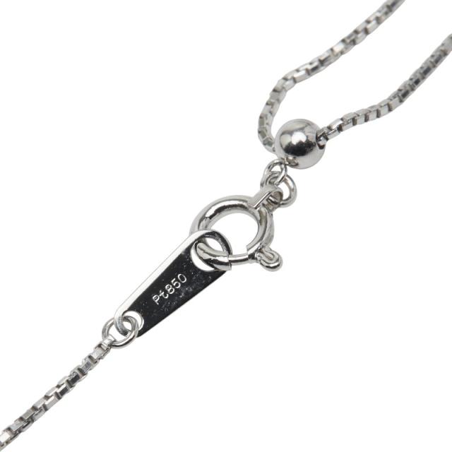 Pt900 プラチナ Pt850 プラチナ ダイヤ0.315ct プチ ペンダントネックレス レディース 中古_4