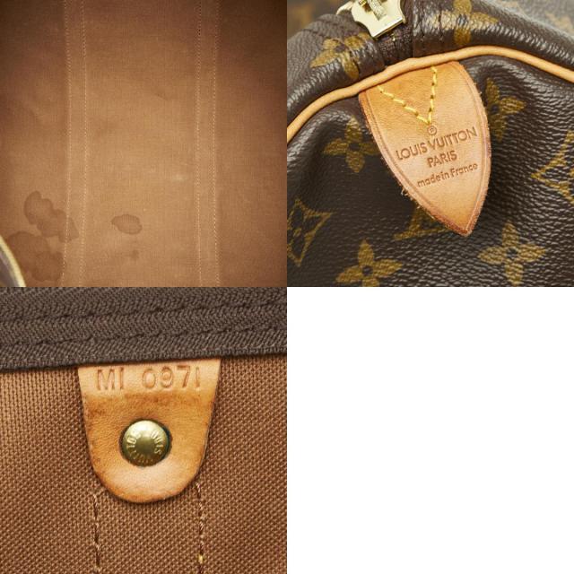ルイ ヴィトン モノグラム キーポル60 ボストンバッグ トラベルバッグ M41422 ブラウン PVC レザー レディース LOUIS VUITTON 【中古】_9