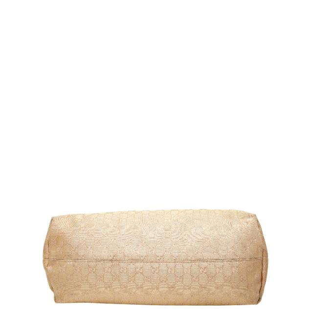 グッチ GGキャンバス ハンドバッグ トートバッグ 267474 ベージュ ゴールド キャンバス レザー レディース GUCCI 【中古】_2