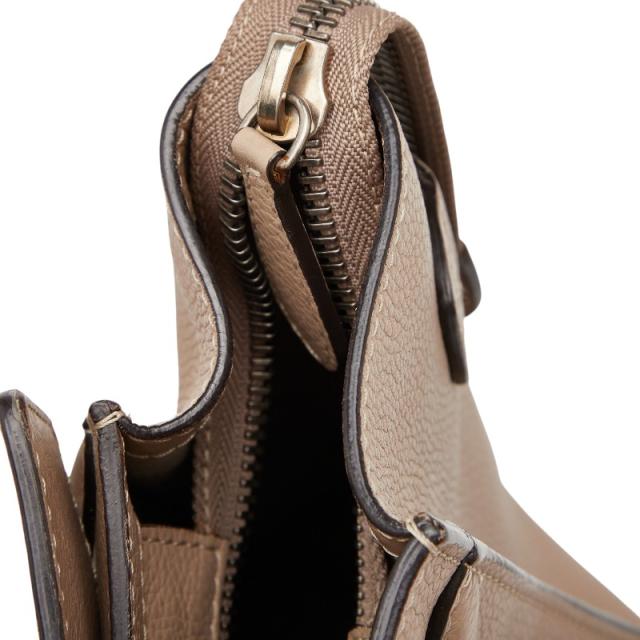 セリーヌ ラゲージ マイクロショッパー ハンドバッグ ベージュ レザー レディース CELINE 【中古】_7