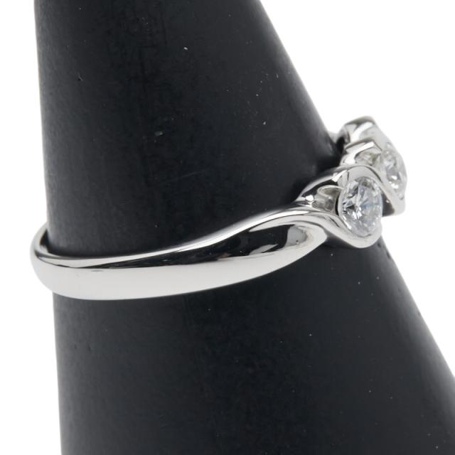 Pt900 プラチナ ダイヤ0.56ct リング 指輪 レディース 17号 中古_3