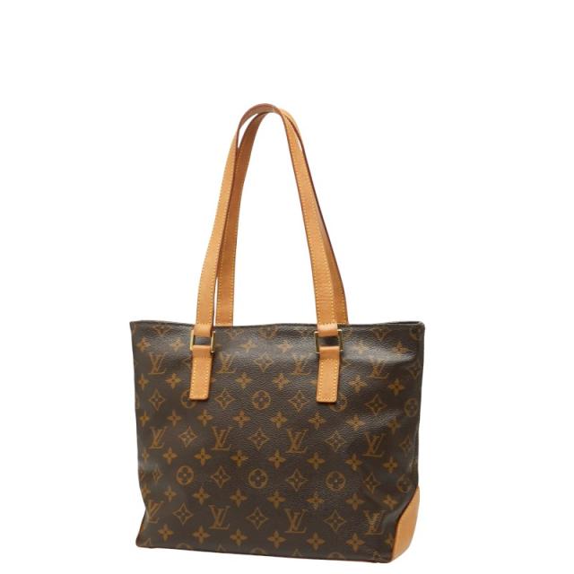 ルイ ヴィトン モノグラム カバピアノ ハンドバッグ トートバッグ M51148 ブラウン PVC レザー レディース LOUIS VUITTON 【中古】_1