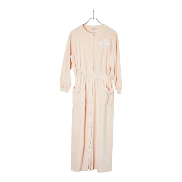 ディオール LINGERIE ロングワンピース サイズL ピンク コットン ポリエステル レディース Dior 【中古】