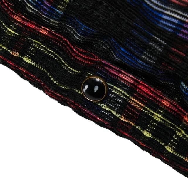 サンローラン 21AW チェック ウエスタンシャツ 長袖シャツ サイズM Y22MA ブラック マルチカラー コーデュロイ SAINT LAURENT 【中古】_2
