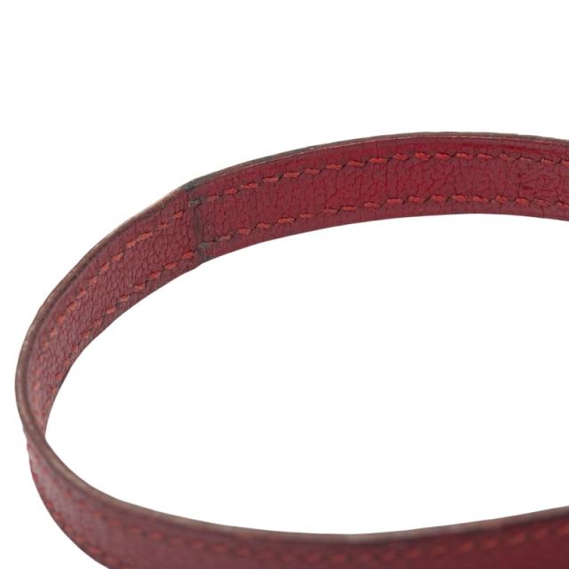 エルメス プスプス バングル レッド レザー レディース HERMES 【中古】_3