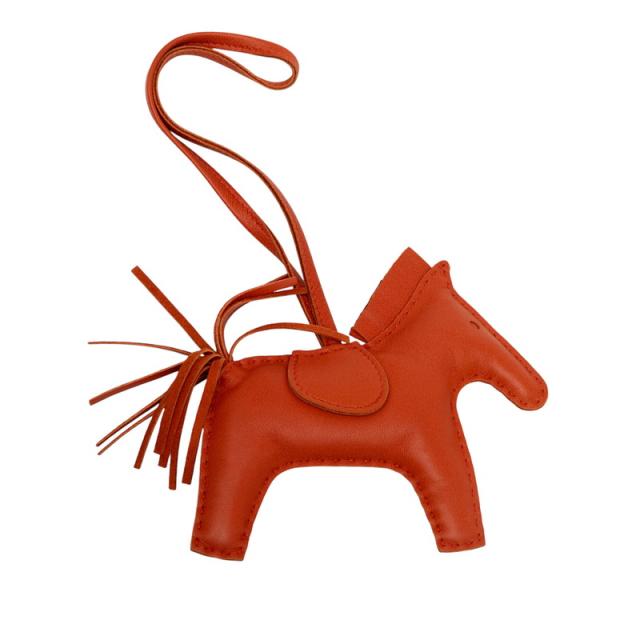 エルメス ロデオMM チャーム コーネリアン ブラウン アニョーミロ レディース HERMES 【中古】_1