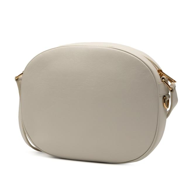 セリーヌ Cチャーム 斜め掛け ショルダーバッグ ホワイト レザー レディース CELINE 【中古】_1