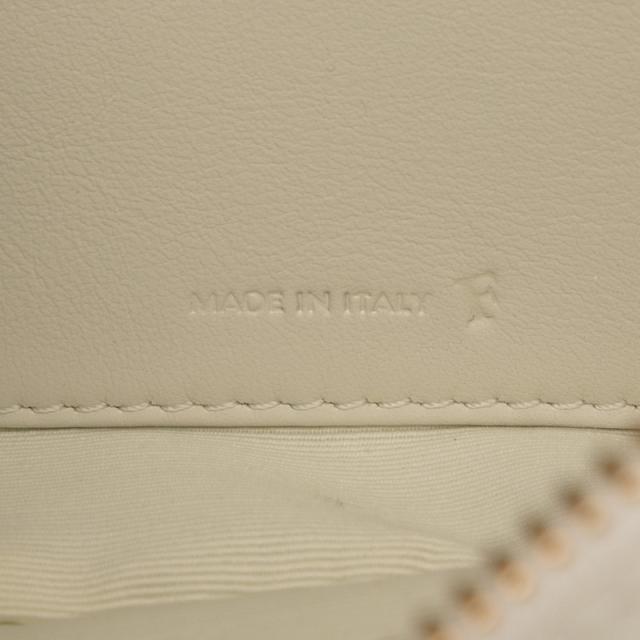 セリーヌ Cチャーム 斜め掛け ショルダーバッグ ホワイト レザー レディース CELINE 【中古】_6