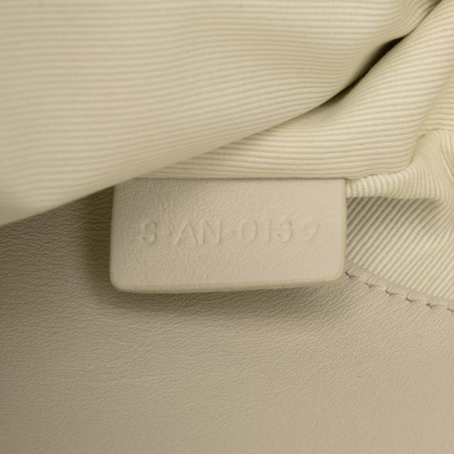 セリーヌ Cチャーム 斜め掛け ショルダーバッグ ホワイト レザー レディース CELINE 【中古】_5