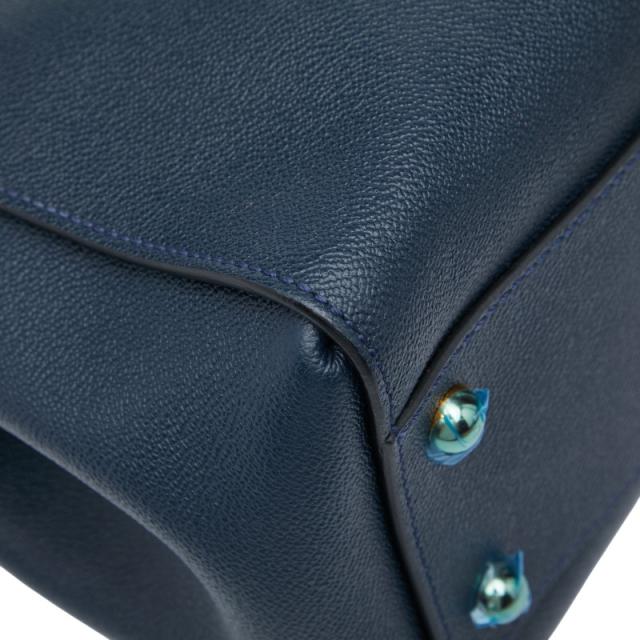 バーバリー ハンドバッグ ショルダーバッグ 2WAY ネイビー レザー レディース BURBERRY 【中古】_3
