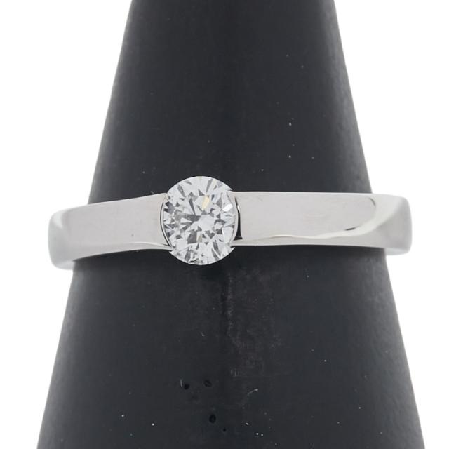 Pt900 プラチナ ダイヤ0.358ct リング 指輪 レディース 10号 中古