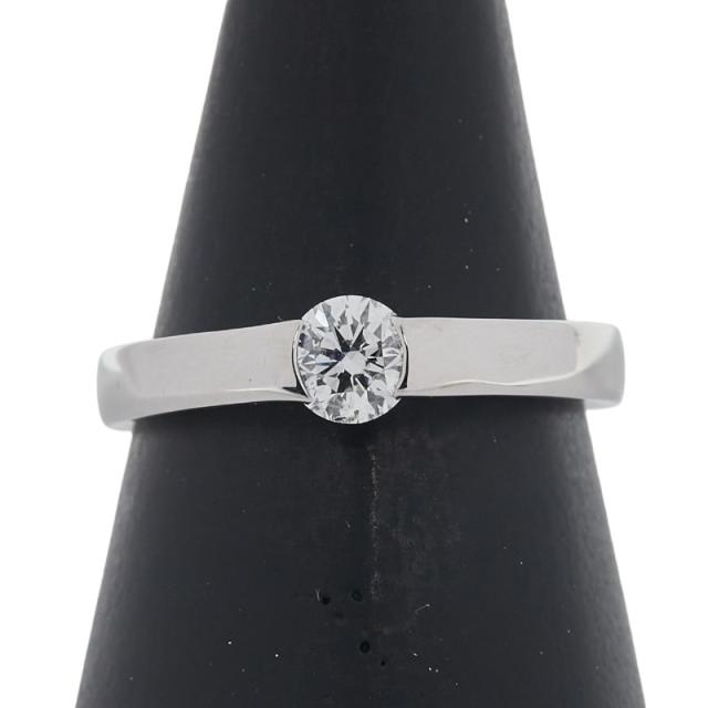 Pt900 プラチナ ダイヤ0.358ct リング 指輪 レディース 10号 中古_1