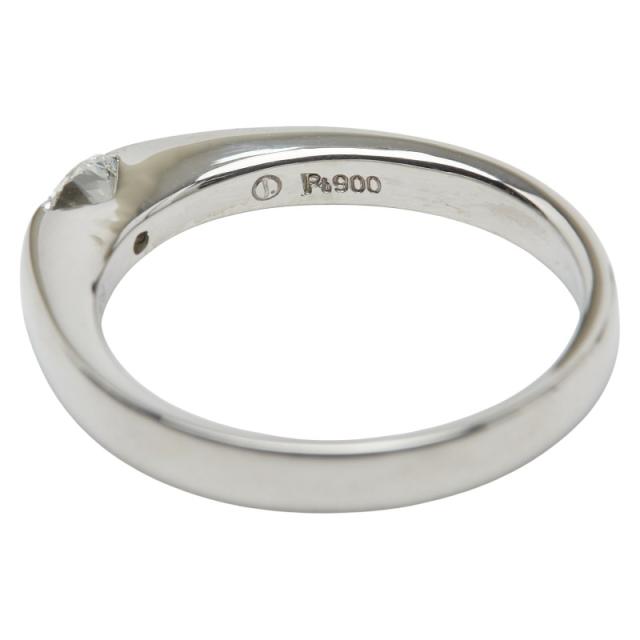 Pt900 プラチナ ダイヤ0.358ct リング 指輪 レディース 10号 中古_5