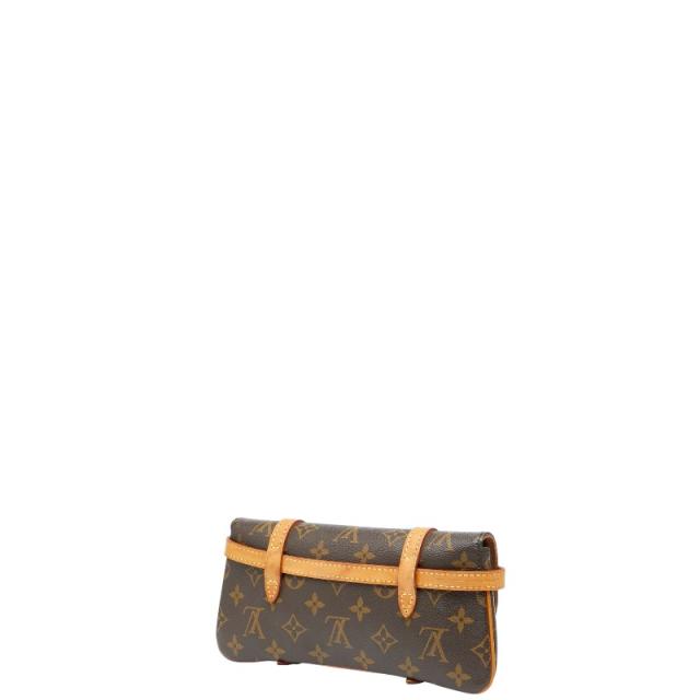 ルイ ヴィトン モノグラム ポシェット マレル ウエストバッグ ボディバッグ M51159 ブラウン PVC レザー LOUIS VUITTON 【中古】_1