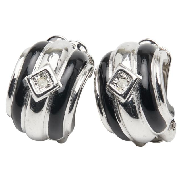 ディオール イヤリング シルバー ゴールド メタル レディース Dior 【中古】