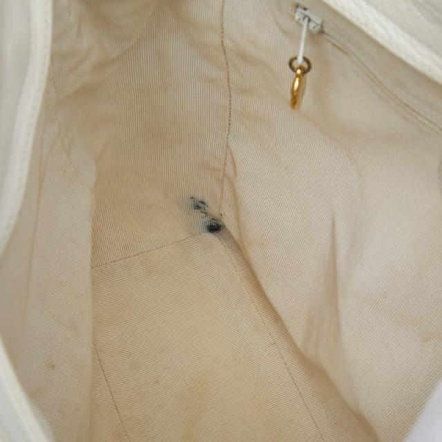 シャネル トリプルココマーク チェーン ショルダーバッグ ホワイト