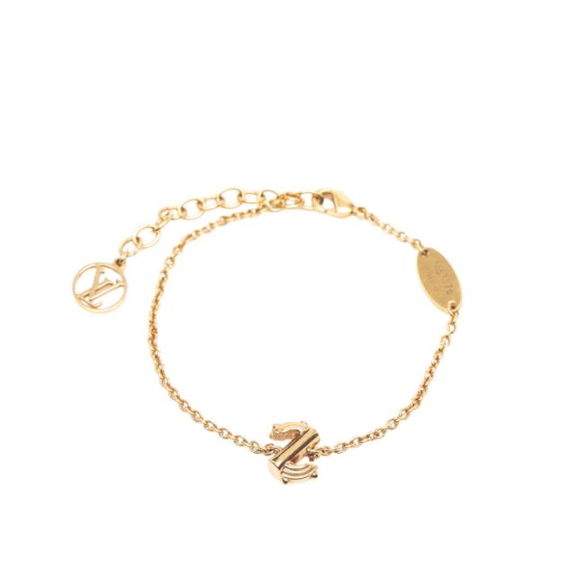 ルイ ヴィトン LV&ME S ブレスレット M67176 ゴールド メッキ レディース LOUIS VUITTON 【中古】