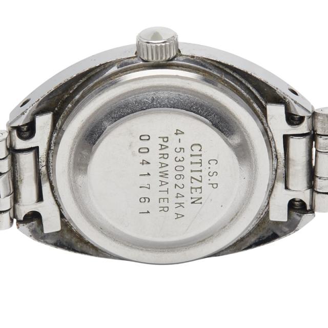 シチズン デイトスター 腕時計 手巻き ネイビー文字盤 ステンレススチール レディース CITIZEN 【中古】_3