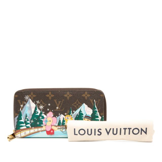 ルイ ヴィトン モノグラム ホリデーコレクション ジッピーウォレット ヴィヴィエンヌ ラウンドファスナー M82614 LOUIS VUITTON 【中古】_5