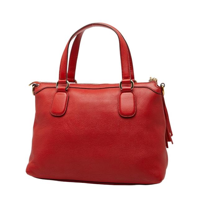 グッチ ソーホー ハンドバッグ ショルダーバッグ 2WAY 308362 レッド レザー レディース GUCCI 【中古】_1