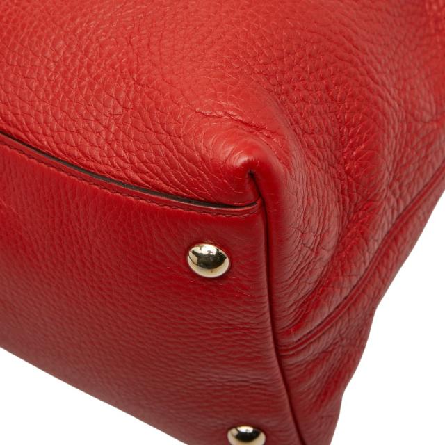 グッチ ソーホー ハンドバッグ ショルダーバッグ 2WAY 308362 レッド レザー レディース GUCCI 【中古】_4