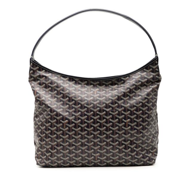 ゴヤール ボエム ホーボー トートバッグ ショルダーバッグ ブルー PVC レザー レディース GOYARD 【中古】